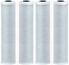 CFS Aquatic Life Compatible Cartridge Solid Carbon Block Pre-Filter for Aquarium 4 Pack