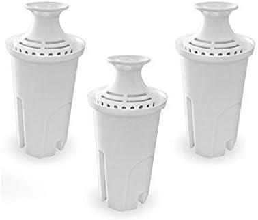 GoldTone Brand Charcoal Water Filters fits Brita and Mavea Water Pitchers. Replaces your Brita Charcoal Water Filter and Replacement Brita Water Filter (3 PACK)