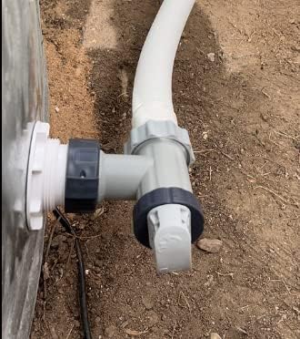 Threaded Inlet Strainer Kit for Stock Tank Pools,Stock Tank Pool Filter Kit, Intex Pool Accessories, Includes Rubber Washer, Strainer Nut and Grid, Fits Intex Filter Pumps with 1-1/2" Hoses