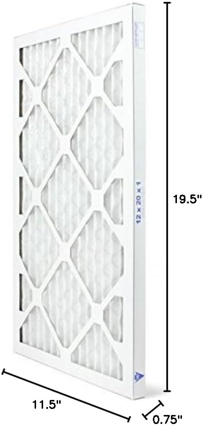 AIRX FILTERS WICKED CLEAN AIR. 12x20x1 Air Filter MERV 13 Pleated HVAC AC Furnace Air Filter, Health 6-Pack, Made in the USA