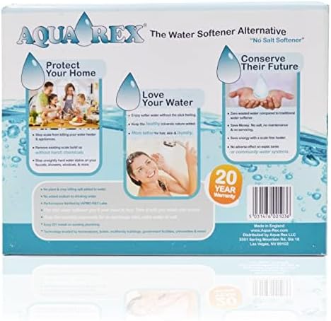 Aqua-Rex Water Softener Alternative Salt Free for Gas Heaters on City Water, Soft Water for Hair & Skin (WK1)