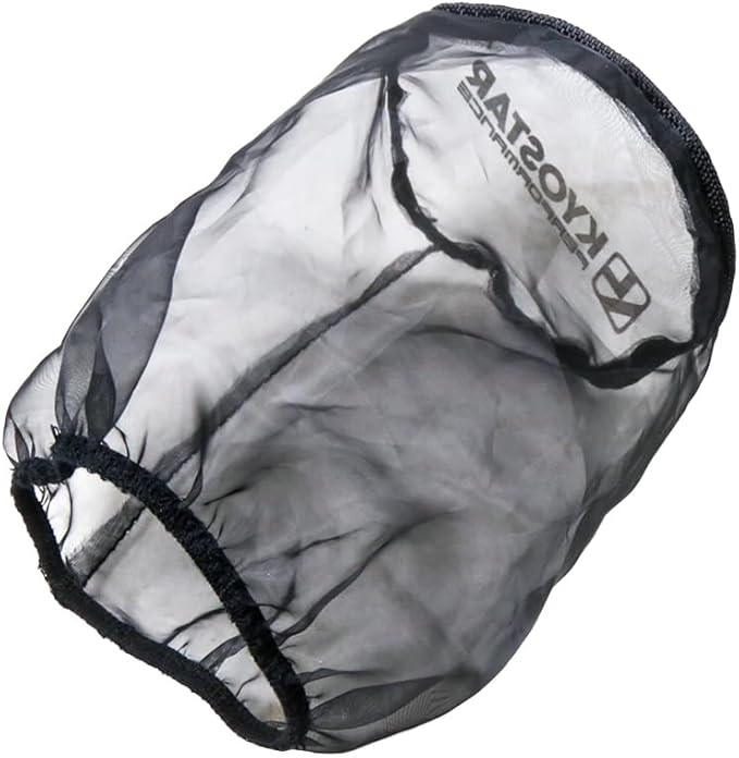 Kyostar Universal Air Filter Cover, Dustproof Cold Air Intake Filter Cover Wrap for Car, Air Intake Filter Sock Cover for High Flow Air Intake Filters