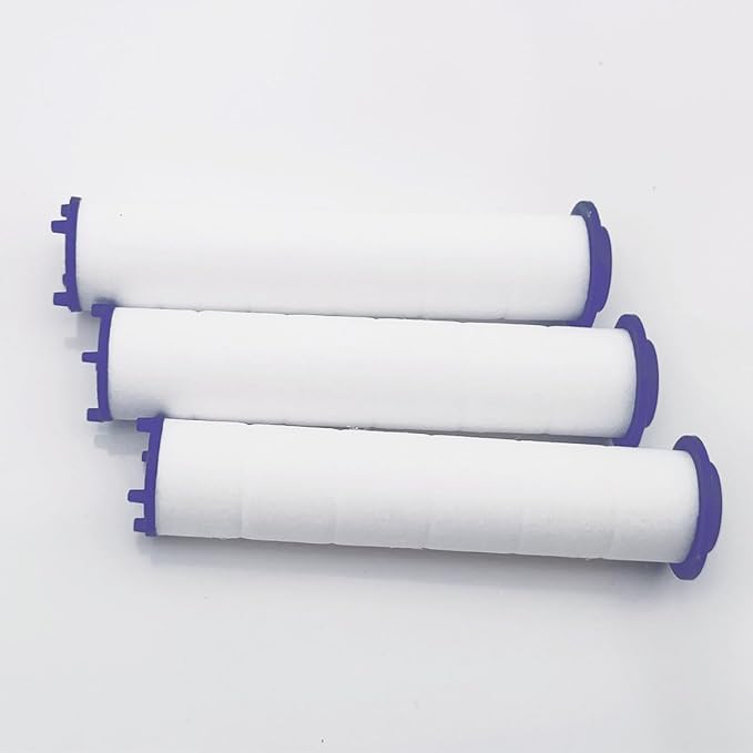 Shower Head Replacement Filter Cartridge 8-Pack - High Capacity PP Cotton Shower Filter for Detachable Heads, Reduces Chlorine & Sediment (Family Use Water Purification System)