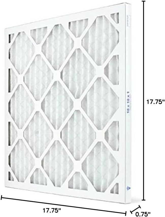 AIRX WICKED CLEAN AIR. 18x18x1 Air Filter MERV 13 Pleated HVAC AC Furnace Air Filter, Health 6-Pack, Made in the USA