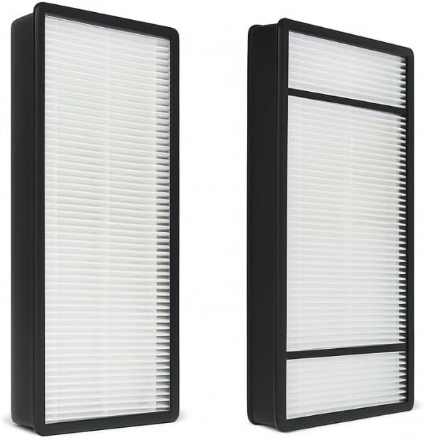 Nispira True HEPA Replacement Filter H Compatible with Honeywell HRF-H2 Fits Air Purifier Model HPA050, HPA150, HPA060, HPA160, HHT055, HHT155, 6 Packs