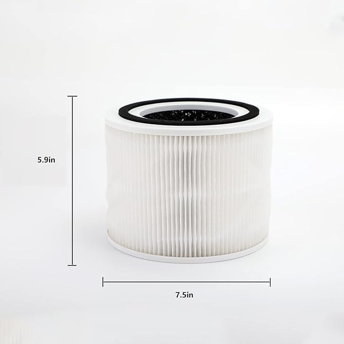 Core 300 Replacement Filter Compatible with Levoit Core 300,3 in 1 Pre-Filter,H13 True HEPA,Carbon Filter,Part Core 300-RF,Core 300S,Core P350,P350-RF,2 Pack