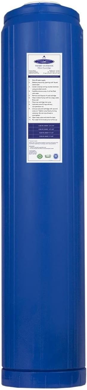 SMART Replacement Filter | 4-5/8" x 20" SMART Ultra Cartridge | CQE-RC-04031 | Crystal Quest