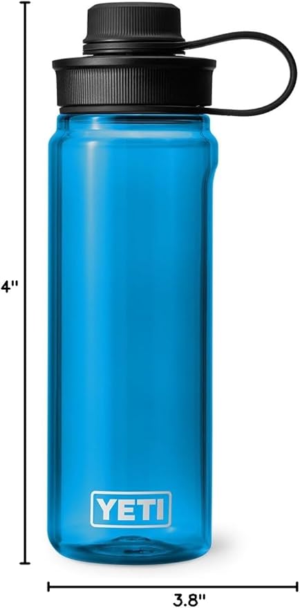 YETI Yonder Water Bottle with Yonder Tether Cap, Lightweight, Leakproof and BPA-Free