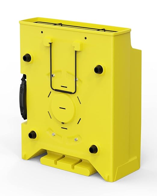 ALORAIR Zeus 900 Air Mover Commercial Blower for Carpets, Walls, Plumbing Use, Variable Speed Floor Blower Fan, 950 CFM with 1.8 Amps, Circuit Breaker Protection,on-Board Duplex GFCI, Yellow