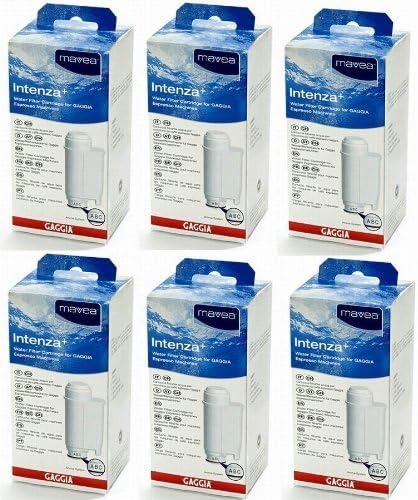 Gaggia Mavea Intenza Water Filter for Saeco & Gaggia Espresso Machines (6 Pack)