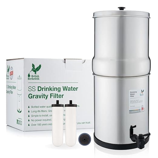 British Berkefeld Doulton W9361136 Countertop Water Filter System Stainless Dispenser