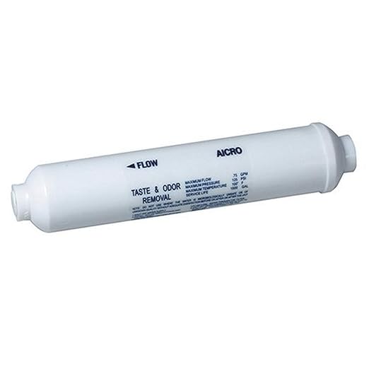 Watts Premier Compatible Replacement In-line Water Filter, White