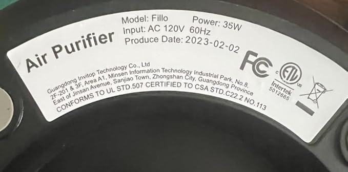 Air Purifier For Home| Efficient Filter 24dB Quiet 220 ft² 3-Stage Filtration Air Purifies Whisper | Air Cleaner Remove 99.99% Pet Odors Dust Pollen Smoke Household Mold | Optional Night Light(Gray)