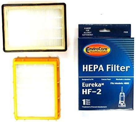 EnviroCare Replacement Vacuum Cleaner Filter and Bag kit Designed to fit Eureka RR Uprights and HF-2 HEPA Filters with 1 belt