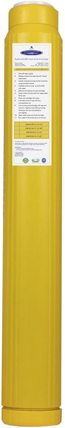 Eaglesorb ES3 Anti-Scale Water Filter Cartridge | 2-7/8” x 20” | Crystal Quest