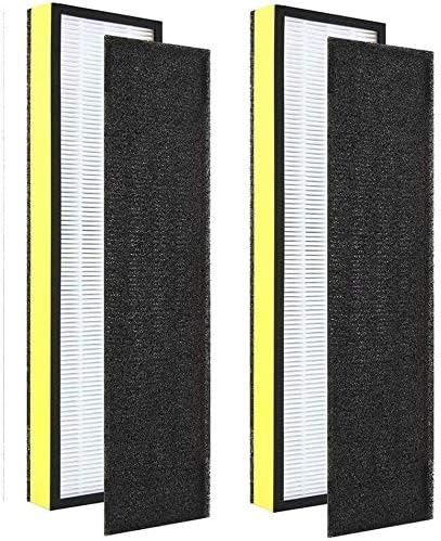 2-Pack FLT4825 True HEPA Air Purifier Filter B Replacement Compatible with GermGuardian AC4300BPTCA, AC4900CA, AC4825, AC4825DLX, AC4850PT, CDAP4500BCA, CDAP4500WCA PureGuardian AP2200CA