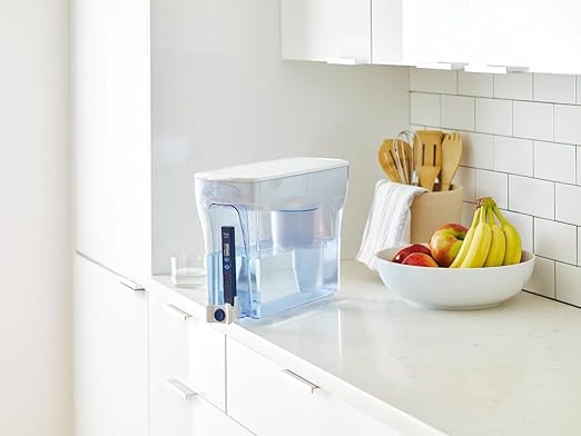 ZeroWater 23-Cup Dispenser Ready-Pour 5-Stage Water Filter with 0 TDS Water Filter – IAPMO Certified to Reduce Lead, Chromium, and PFOA/PFOS
