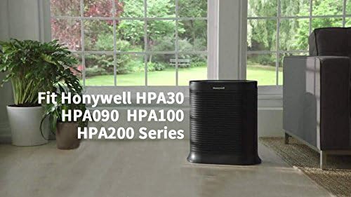 Replacement Honeywell Air Purifier Filter R, HRF-R1 for Honeywell HPA-094 HPA-100 HPA-104 HPA-105 HA-106 Air Purifier Models,Compared with Part R Filter HRF-R1 HRF-R2 HRF-R3-1 Pack