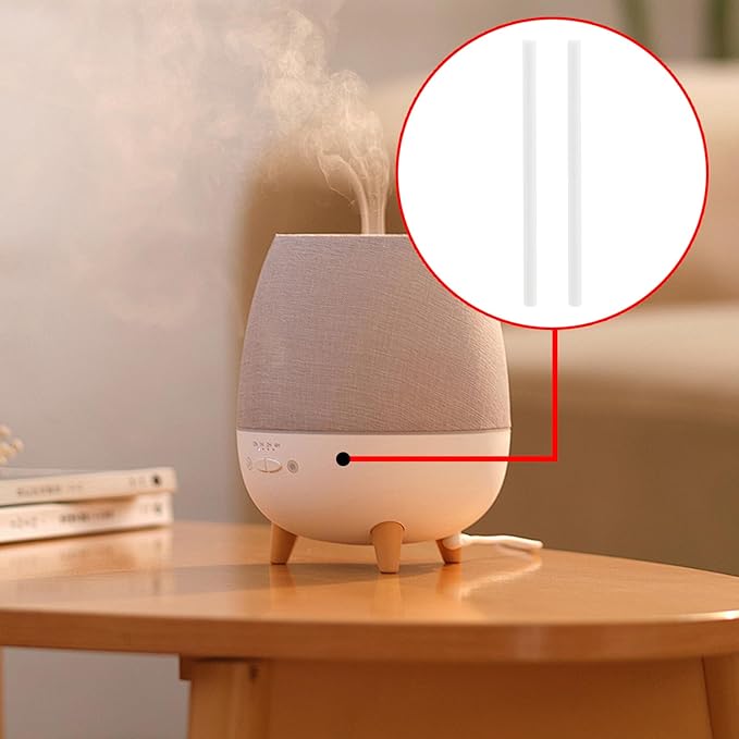 80Pieces Humidifier Cotton Sticks, Replacement Wick Humidifiers Filter Sticks Humidifiers Refill Sticks(5.9Inches)