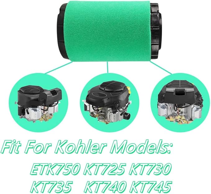 ETK750 KT725 Air Filter Compatible With Koh-ler KT730 KT735 KT740 KT745 7000 Series Engines Reps 32 083 13-S