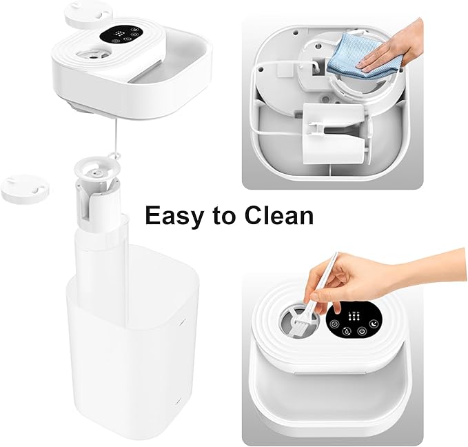 PHILODECO 4.5L Cool Mist Humidifier for Bedroom, Baby Nursery & Plants – Ultrasonic, Silent, with Aroma Diffuser, Multi-Color LED Night Light, Leak-Proof and Easy to Clean