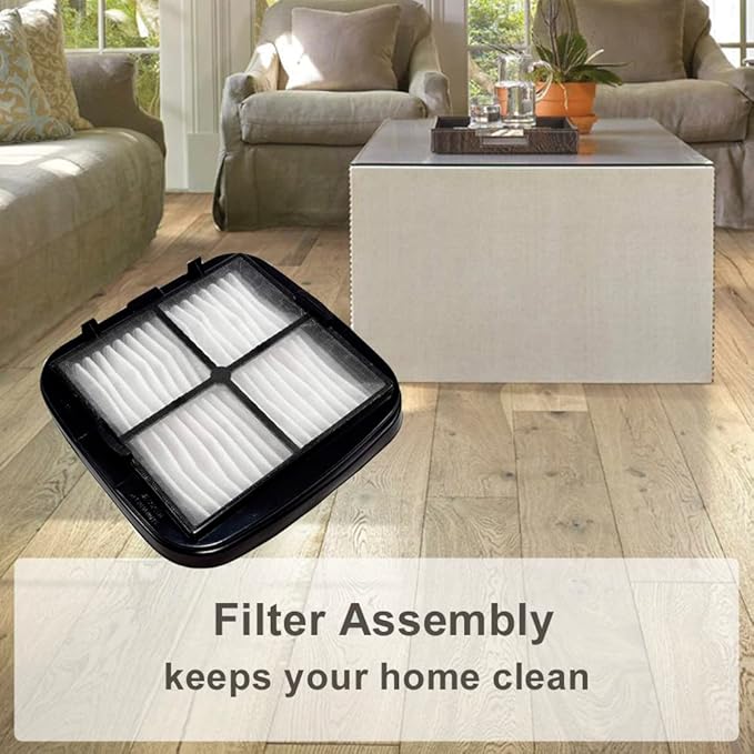 HQRP 2-pack Filter Assembly compatible with Bissell Auto-Mate 35V4, Pet Hair 33A1 27K6, CleanView 47R5 series Hand Vacs, parts 2037416 203-7416 2031432 203-1432 97D5 Replacement