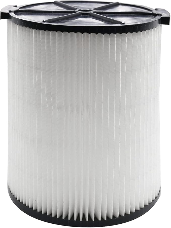 Standard Wet/Dry Vac Filter Vf4000 Compatible with RIDGID Shop vac filters 5-20 Gal & 6-9 Gal Husky Vacuum, Replacement Vf4000 Filter 1PACK