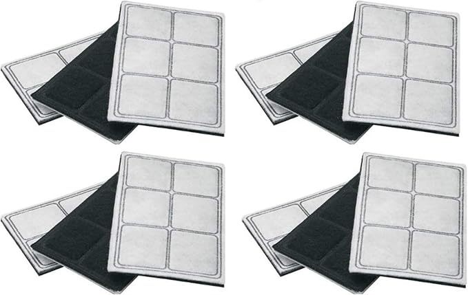 GOLDTONE 12-pack, 6-Chamber Carbon Replacement Pet Dog and Cat Water Filters for Drinkwell Pet Fountains, (12 pack)