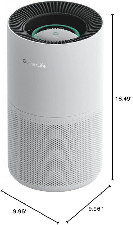 GoveeLife Air Purifiers for Home, Smart Air Purifier for Large Rooms with App & Alexa Control, Detachable Pre-filter, Covers up to 1162ft², Sleep Mode for Pet Hair, Pollen, Dust and Smoke