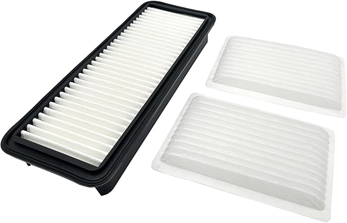New Cabin Air Filter Kit Replacement for Kubota Tractor M6040 M7040 M7060 M8540 M8560 M9540 M9960 RTV1100 SVL75-2C SVL90-2C SVL95-2SC B2650 B3000 Replaces# 6A671-75090 T1855-71600 014520-0804