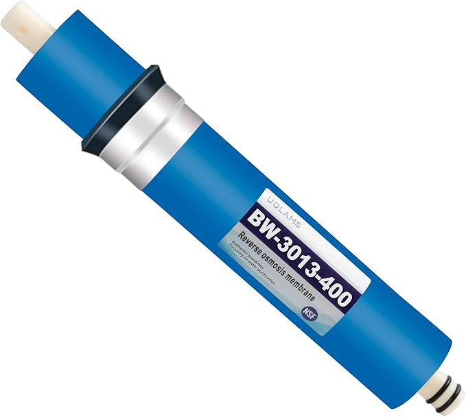 Reverse Osmosis Membrane 400 GPD 3013-400 RO Drinking Water Filter Replacement Fits Standard for Under Sink RO Drinking Water Filter Filtration Purifier System
