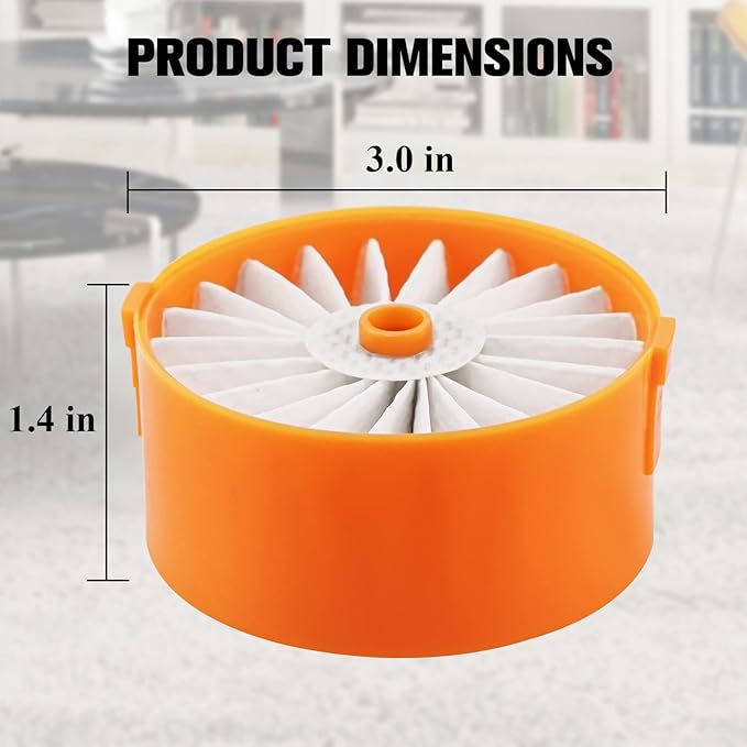 Filter Replacement for Black & Decker Powerseries Extreme Cordless Stick Vacuum Cleaner Fit for BSVF1 BSV2020 BSV2020G and BSV2020P. Replace Part # N665227, 6 * BSV2020G Filters By Improvedhand