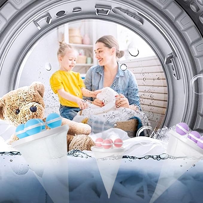 Floating Hair Filtering Mesh Removal, 2025 New Lint Catcher for Washing Machine Pet Hair Catcher for Washing Machine, Reusable Washing Machine Hair Catcher Tool for Pet Dog Hair Remover (3, Colorful)