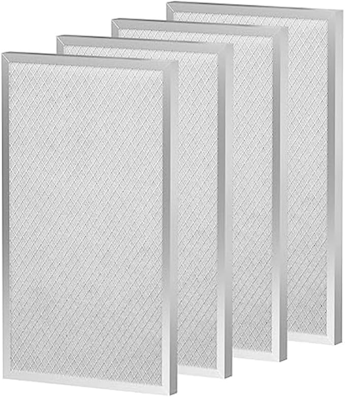 Aluminum Dehumidifier Filter Replacement Set For AlorAir HD55 For HDi65 Basement Models, Replacement Silver Screens, For Protecting Internal Components