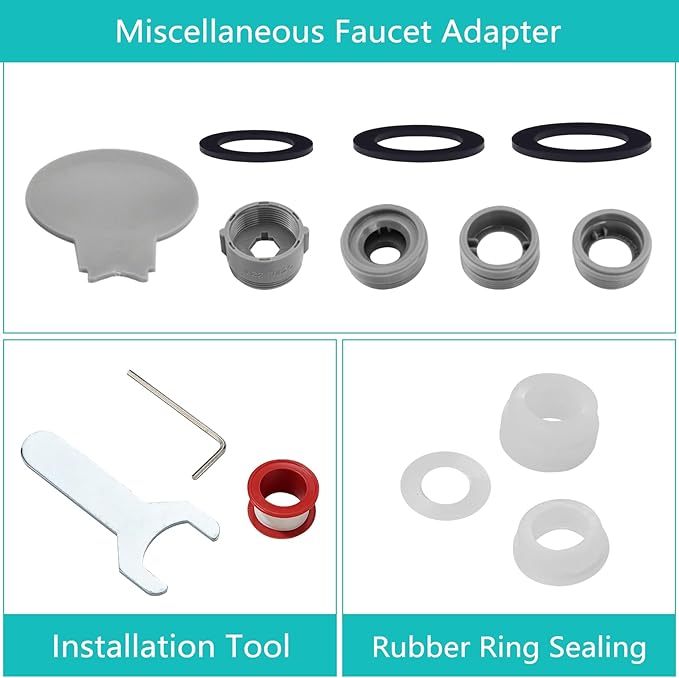 1080°Swivel Faucet Extender, Sink Water Faucet Aerator Extension in Brass, Swivel Robotic Arm Bathroom Faucet Extender, Kitchen Rotating Extension Filter with 2 Mode Splash