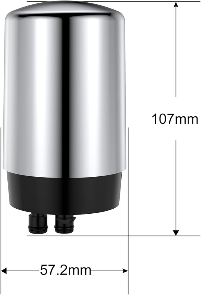 4 Pack Faucets Filters Cartridge,Replacement for Brita® Faucet Filter,Water Filter Compatible with Brita® Faucet Filtration Systems- Chrome