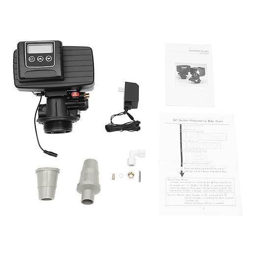 5600SXT Water Softener Valve, Time Type Digital Control Valves, High Performance Digital Metered with Display and Water Distributor