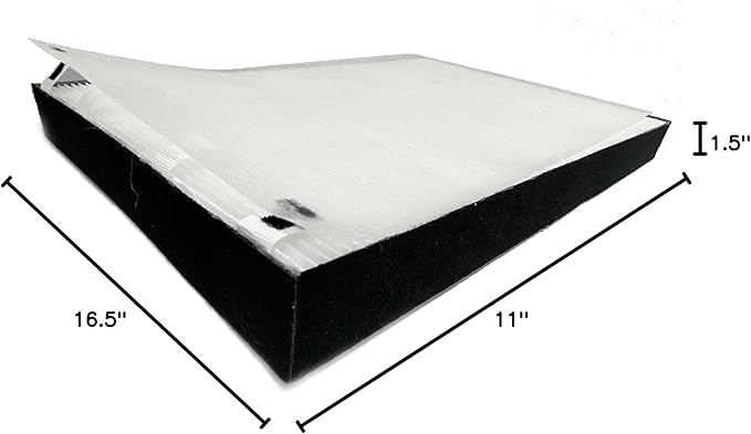 Nispira Air320 Air220 2678 True HEPA Replacement Filter for Bissell Air Purifier 220/320 2609a. 2768a, 2 Packs