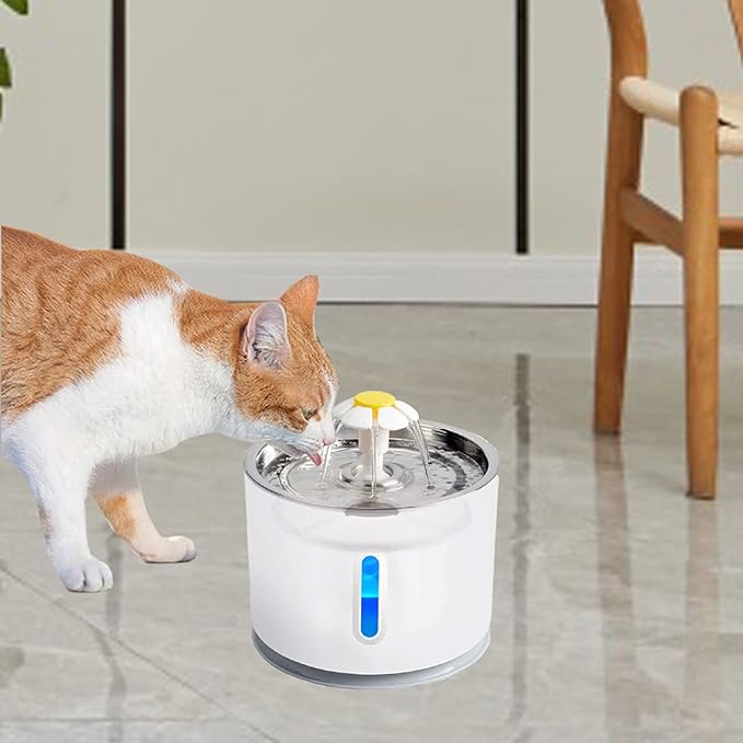 12/16 Pack Cat Water Fountain Filters, Cirfifth Triple Filtration System Pet Cat Fountain Filter Replacement for 84oz/2.5L Automatic Cat Fountain (12 Pack)