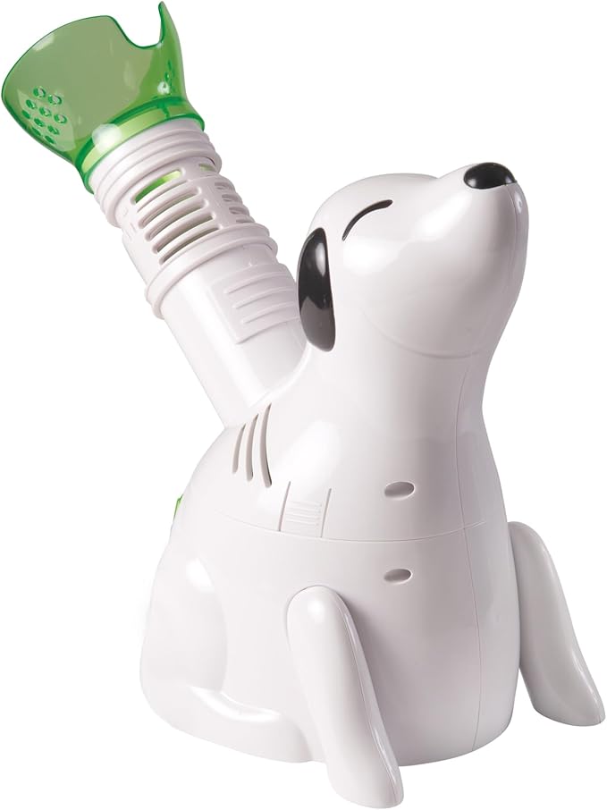 HealthSmart Humidifier and Personal Steam Inhaler for Kids Includes an Aromatherapy Tank and Facial Mask that Offers a Quick 6-9 Minute Therapy with Variable Steam Adjustment, Digger Dog
