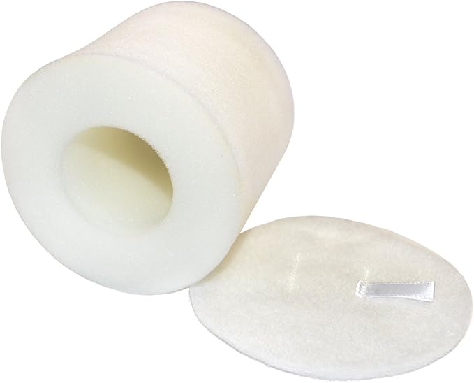 HQRP 2-pack Filter Kit compatible with Shark APEX AX950 AX951 AX952 AZ1000 AZ1000W AZ1002 AZ1002BRN AZ1501 ZU881 DuoClean Powered Lift-Away Vacuum, XFF650 Replacement