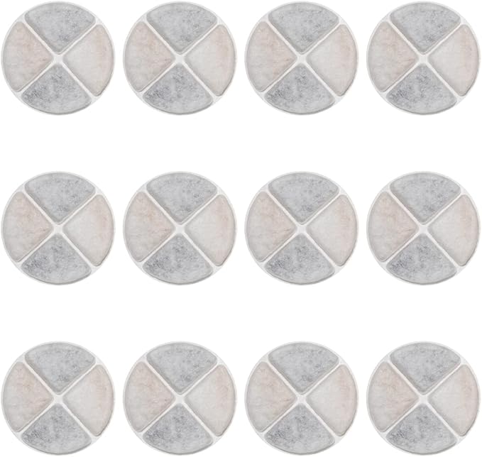 12 Pack Cat Water Fountain Filters Compatible with Pet Fountain Filters Replacement, Pet Filters for Water Fountain
