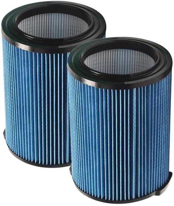 2 Pack VF5000 Replacement Filter for Ridgid Shop Vac Filte, for 5-20 Gallons and Larger Vacuum ridgid shop vac filter,Wet Dry Vacuum filter for Ridgid shop vac filters