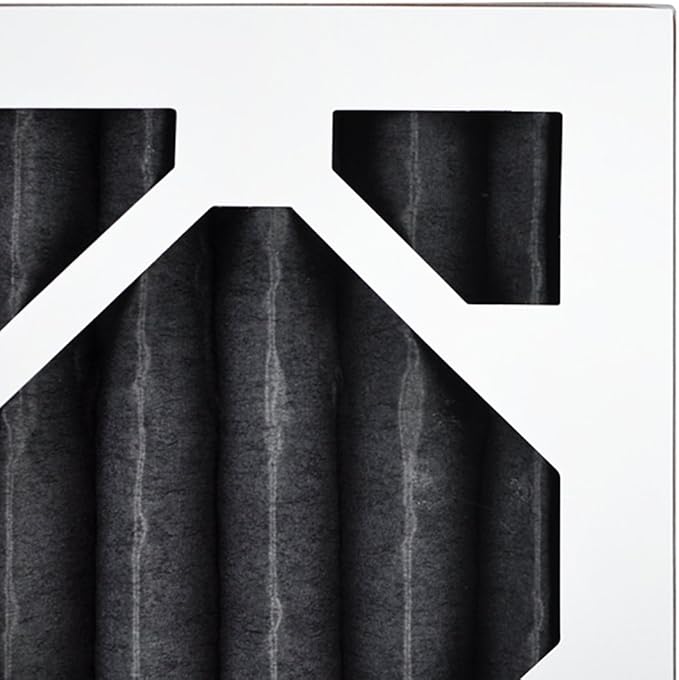 AIRX FILTERS WICKED CLEAN AIR. ODOR 18x20x1 MERV 8 Carbon Pleated Air Filter Great For Homes With Dogs Cats & Pets - Made in the USA - Box of 6