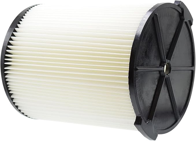 VF4000 Replacement Filter for Ridgid 72947 Wet Dry Vac 5 to 20-Gallon 6-9 Gal Husky Craftsman 17816 Vacuum Compatible WD5500 WD0671 WD1270 RV2400A RV2600B Washable & Reusable Standard Wet/dry Vac Filt