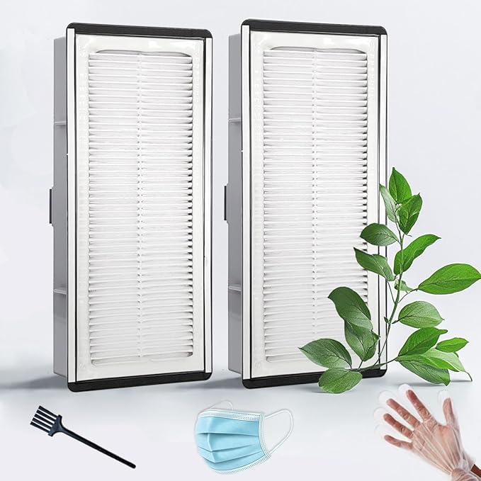 NKA A/D/H HPA060 True HEPA Odor Reduction Replacement Filters For Air Purifier Compatible with FAP-TT-ADH, HAP9243, HAP9415, HAP9423, HPA060(BWM) Filter. 2 Pack