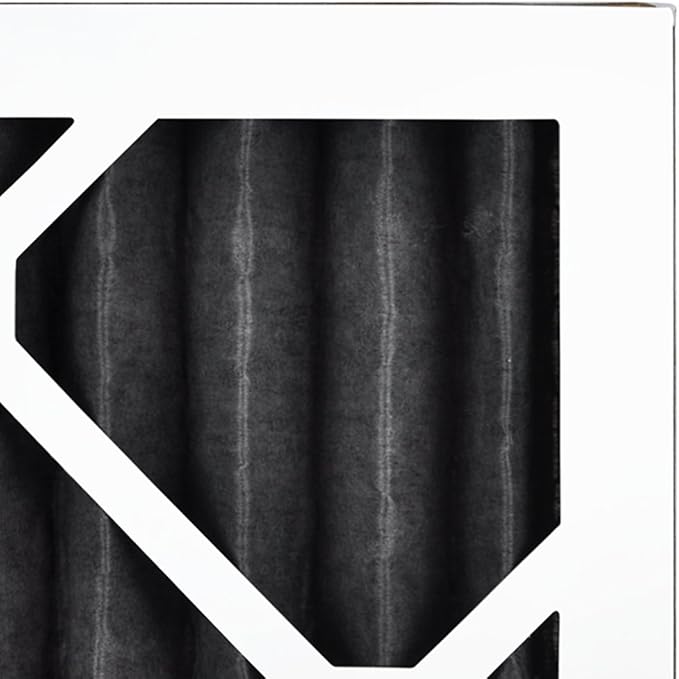 AIRx ODOR 16x16x1 MERV 8 Carbon Pleated Air Filter - Made in the USA - Box of 6