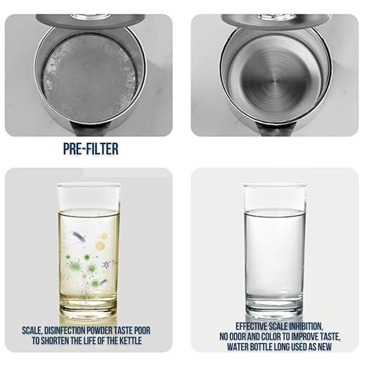 Faucet Mount Water Filter- Smart LED Display | Advanced UV Blue Light Purification Indicator | Reduce Lead Chlorine | Tap Water Purifier Fits Standard Faucets - Includes 1 Filter