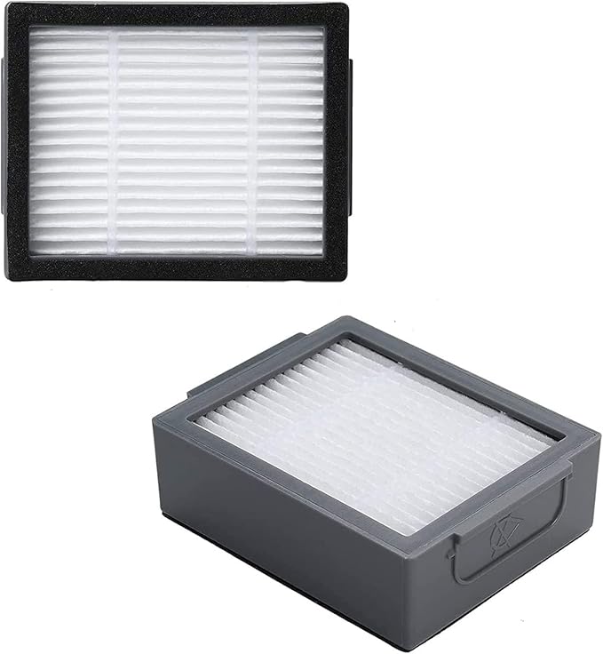 Replacement Parts for iRobot Roomba E/i/j Series i1 i3 i4 i7 i7+ j6+ j7 E5 E6, 1 Set of Multi-Surface Rubber Brushe, 3 Vacuum Filters, 4 Side Brushes