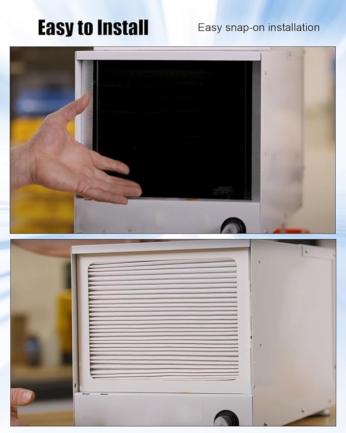 9 x 11 x 1 MERV 13 Replacement Dehumidifier Filter Compatible with Santa Fe Compact70 Ultra70 Element Compact2 UA 65H Dehumidifier Models, 4 Pack High-Efficiency Air Dehumidifier Filters